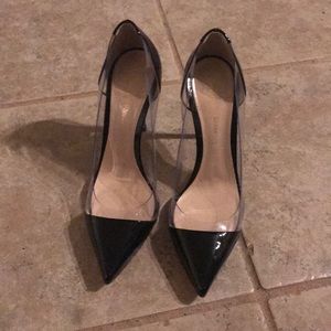Gianvito Rossi Black Plexi 100